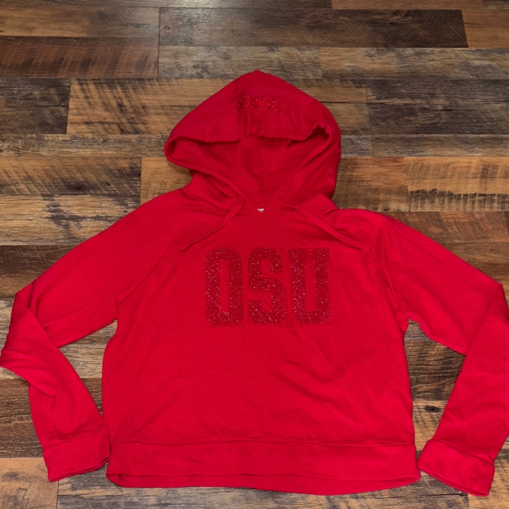 PINK Victoria's‎ Secret Red OSU Hoodie